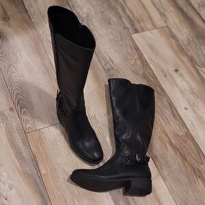 Beautiful Like New Tall Black Boots